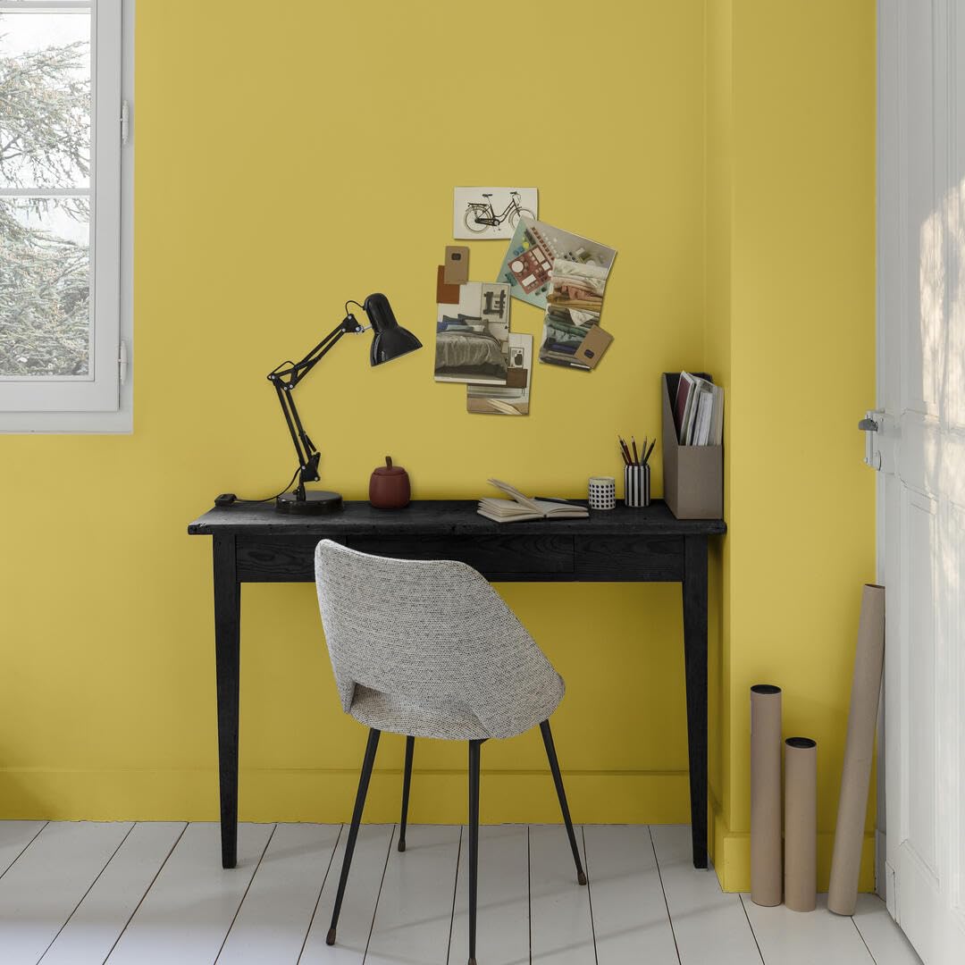 V33 Peinture murale intérieure Coup d'Éclat® Jaune éclat Mat Poudré 2,5L