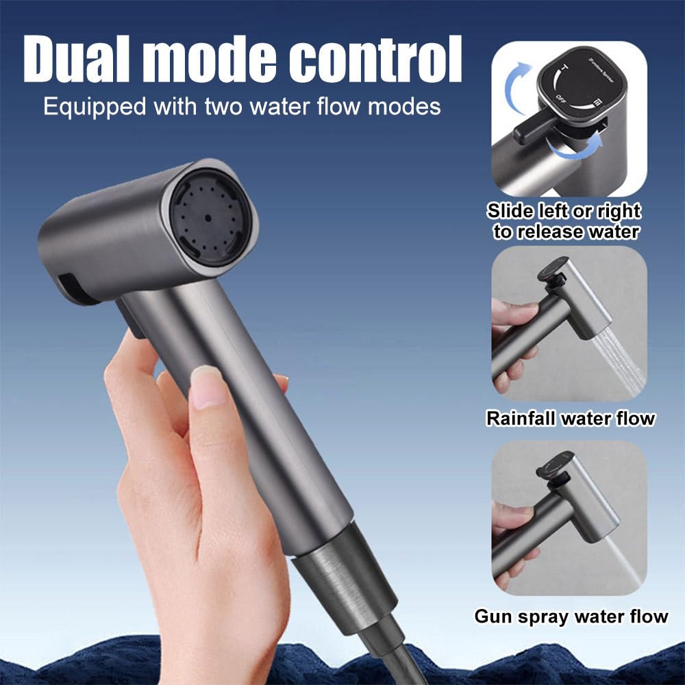 Kit spruzzatore per bidet portatile, attacco spray per WC con tubo da 300 cm per la pulizia del bagno, pannolini, igiene degli animali domestici e servizi igienici
