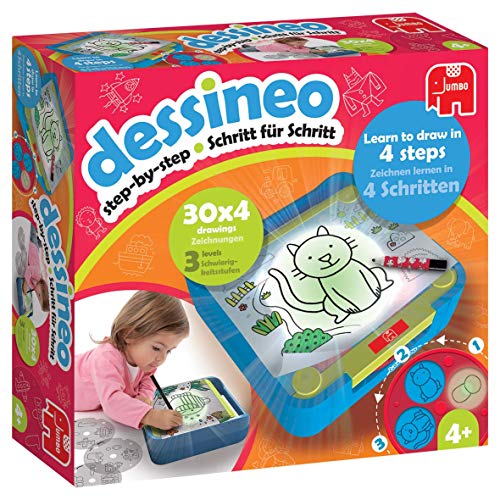 Jumbo Spiele - dessineo Zeichnen Lernen - Zeichenspiel für Kinder - Ab 4...