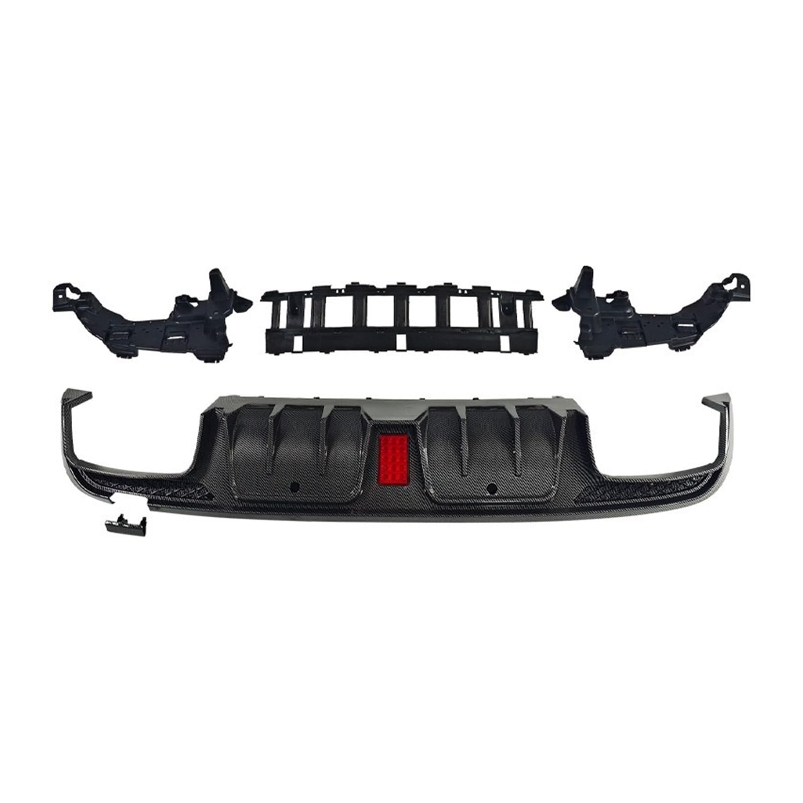 Diffuseur arrière W205 C63 AMG avec lèvre splitter pour aérodynamisme berline