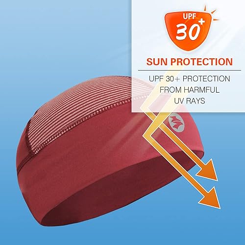 Miniatura 9 de Casco de enfriamiento de perfil bajoforro de sombrero duro, gorra de trabajo elástica, gorra de calavera que absorbe el sudor, protección solar para