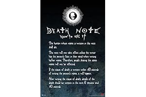 Death Note Anime Posters - Set of 3 (12x18 Inches)