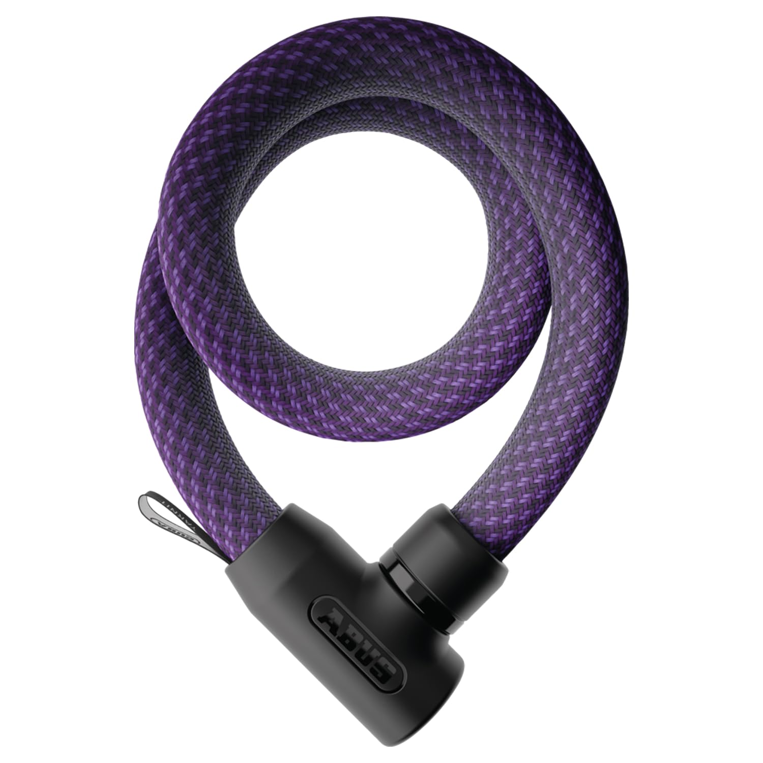 ABUS Lucchetto a catena YARNIT 4004K - lucchetto leggero in tessuto per la sicurezza di biciclette e monopattini elettrici - lucchetto flessibile per biciclette - lunghezza 110 cm, viola