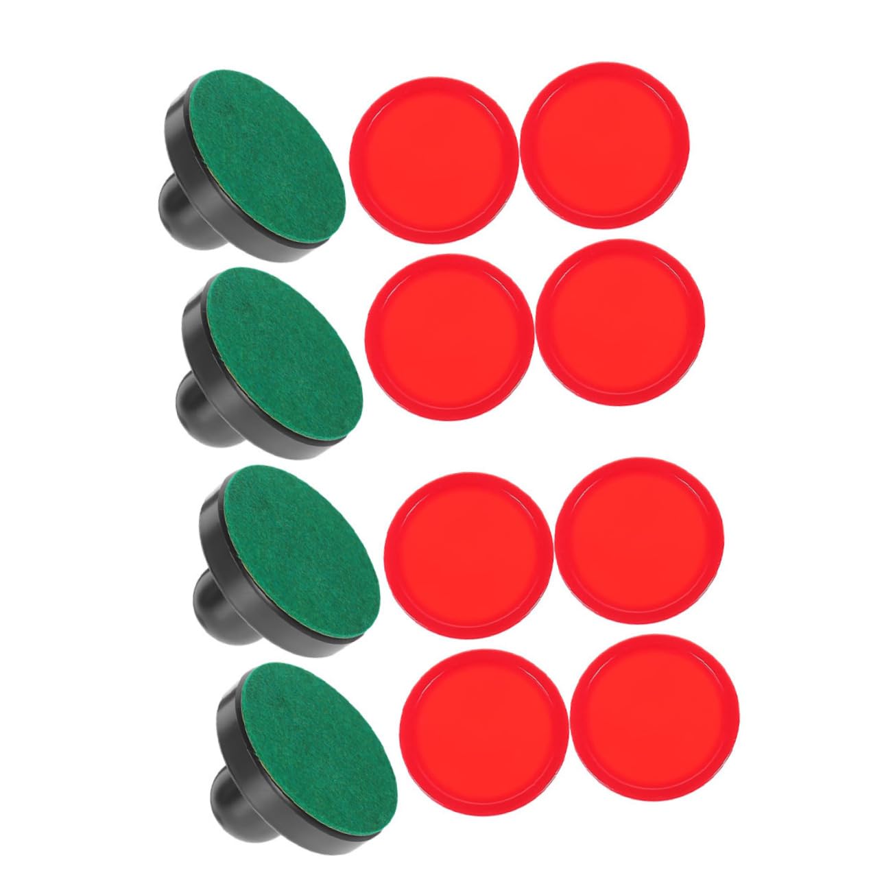 Toddmomy 8 Ensembles Patins et Rouges pour Tables de Jeux pour Entre et Fêtes