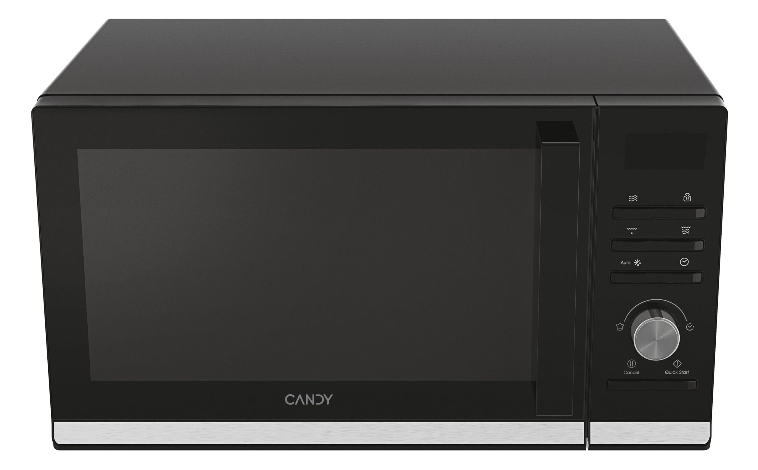 Candy Moderna Forno a Microonde con Grill, 25 Litri, 900W, 40 Programmi, 6 Livelli di Potenza, Funzioni Defrost e Autoclean, App hOn, Libera Installazione, 48,3 x 42 x 28,1 cm, Nero - CMGA25TNDB