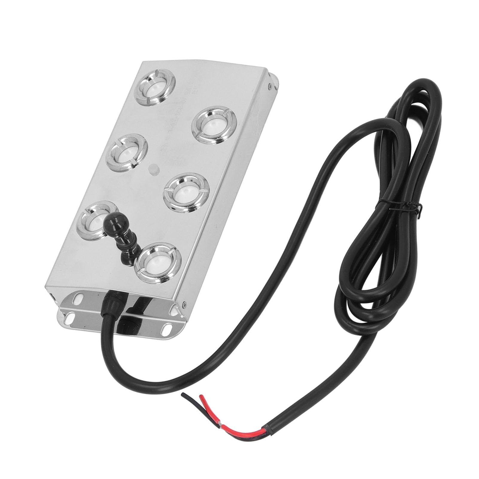 Asixxsix Ultrasonic Water Pond Fountain Fogger, Mist Maker 6 Head Stainless Steel IP67 Waterproof, 4200 ml H Atomizer Air Humidifier with1.5m Cable for Plant Mushroom