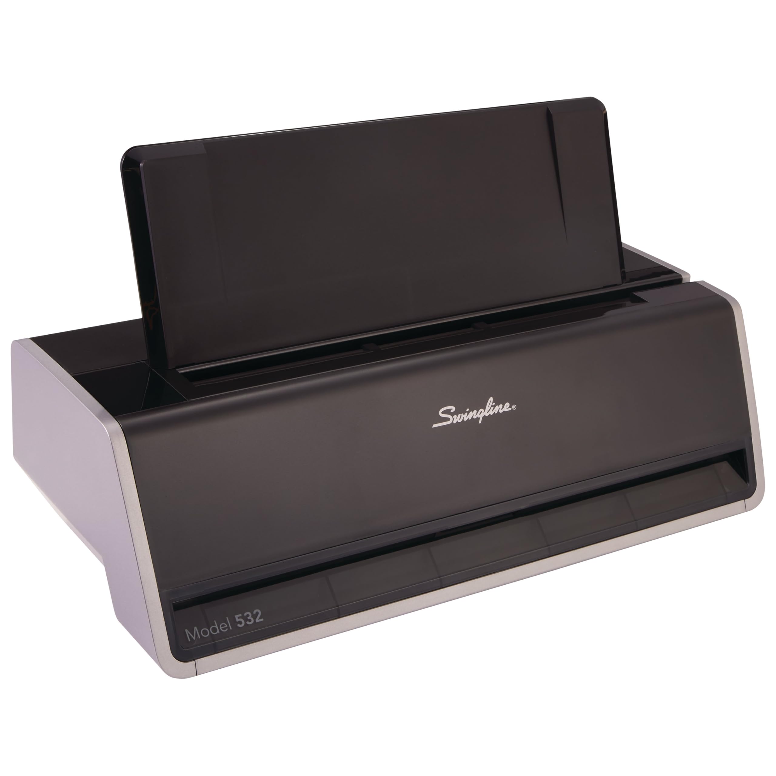 SwinglineElectric Hole Puncher 2 Hole, 28 Sheet Capacity Hole Punch, Jam Resistant, Touch Screen, Platinum (74532)