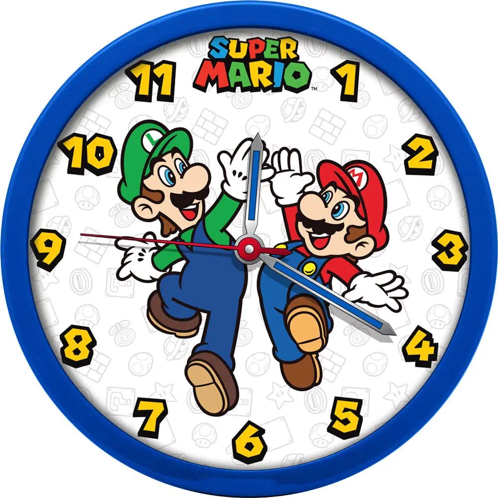 Amazon.co.jp: 4816 スーパーマリオ Super Mario 掛け時計 時計 直径 