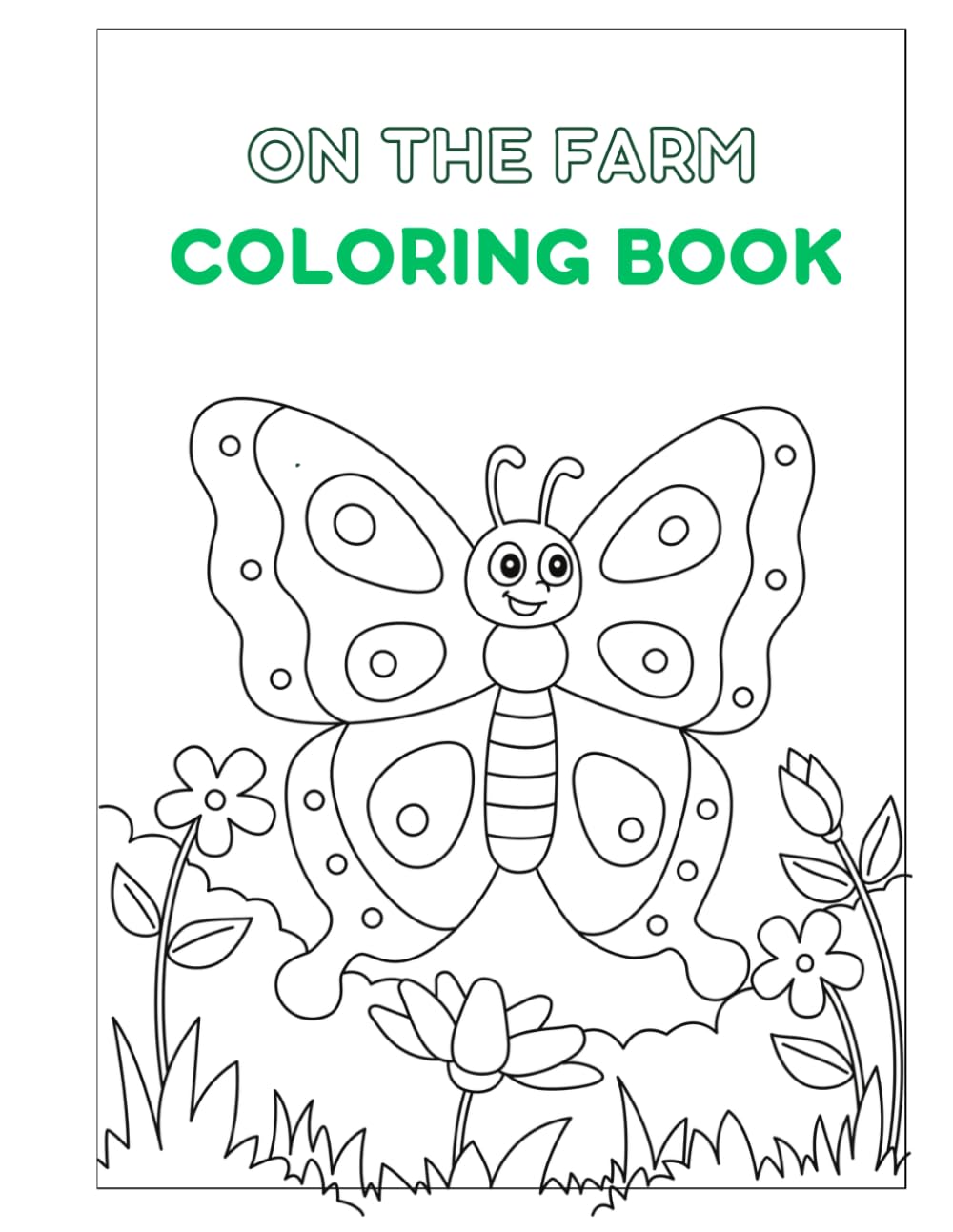 On the Farm Coloring Book