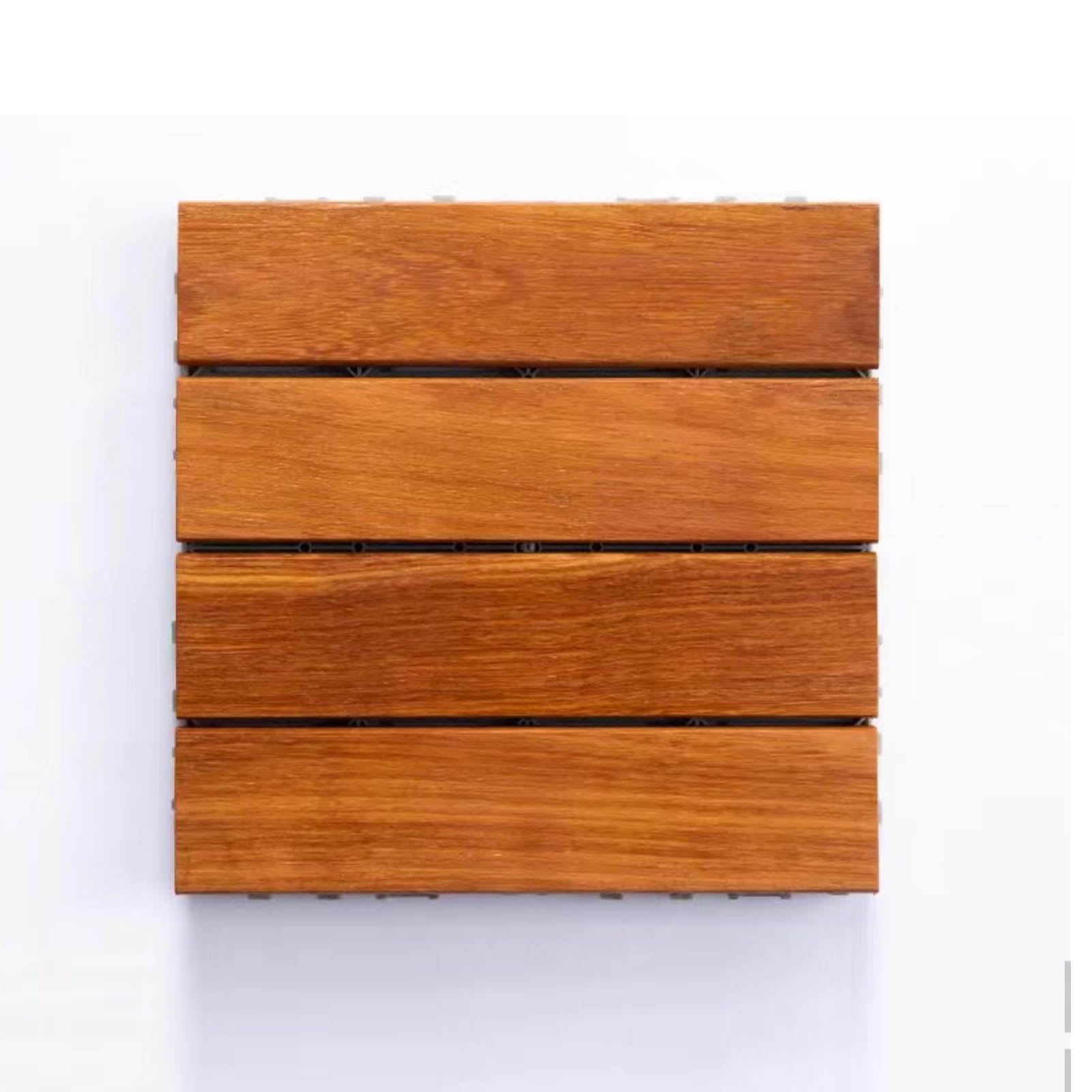 WPC Fliesen 30 x 30 cm Terrassenfliesen Klicksystem Fliese Holzoptik Bodenbelag Klickfliesen Terrasse Balkon 30x30cm 11pcs