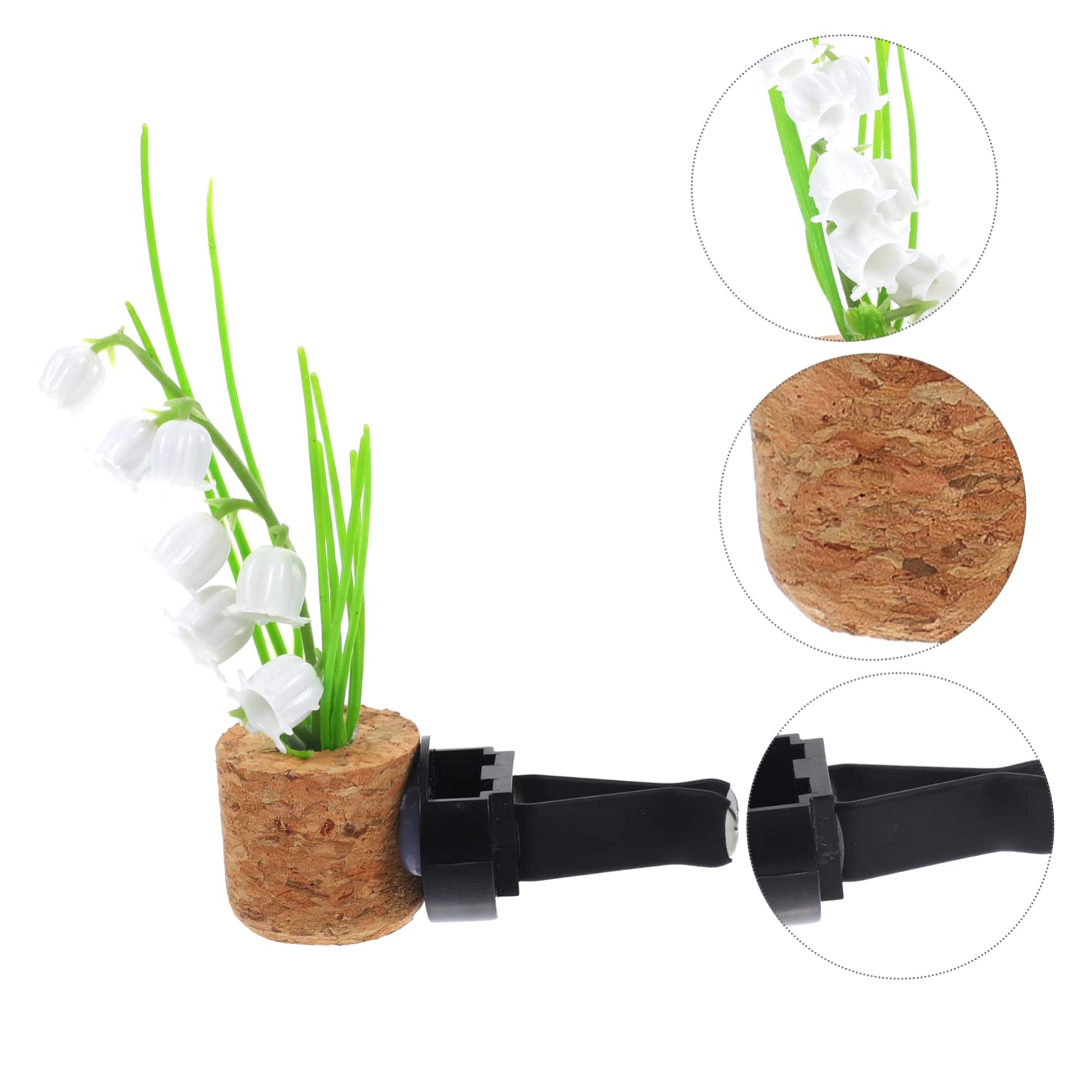 ULTECHNOVO 5pezzi Clip Per Aria Auto Con Design Creativo Decorazione Interna Per Auto e Casa Diffusore Simulazione Pianta Facile Da Usare e Duraturo