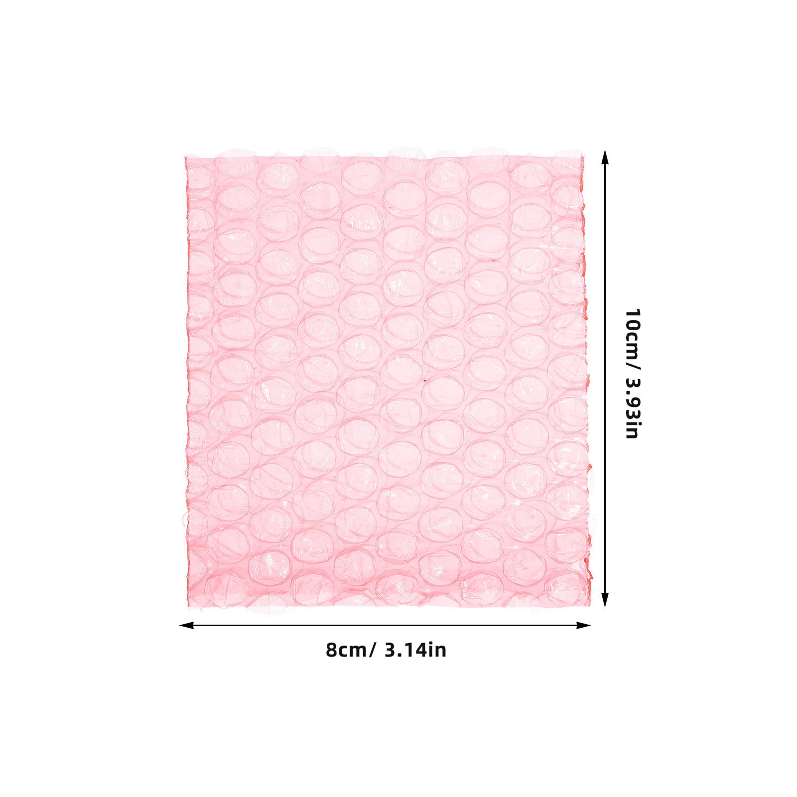 Vaguelly Luftpolsterbeutel 8x10cm Transparent 100 Stück Gepolstert Stoßdämpfend Versandverpackung für Umzug und Lagerung