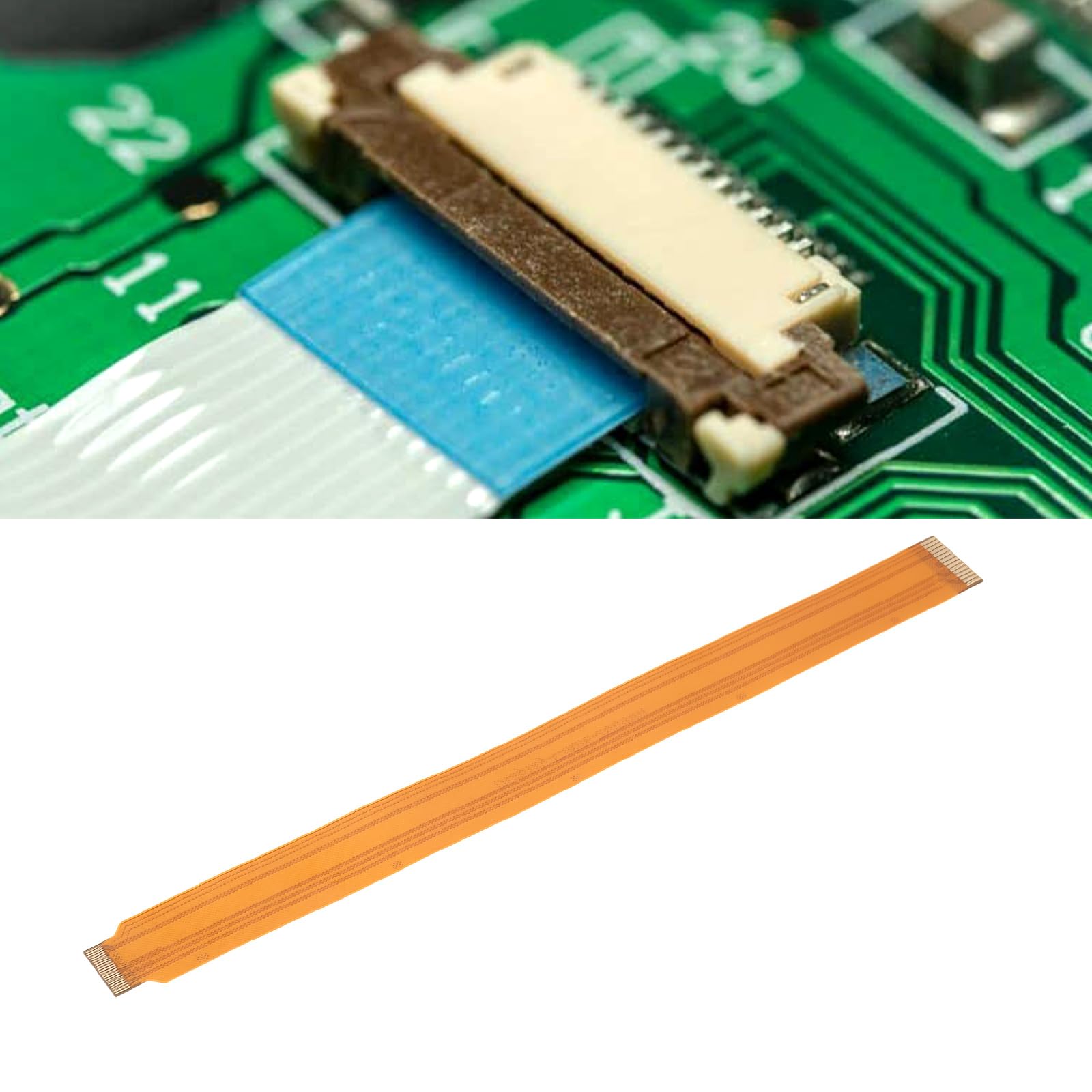 ECSiNG DSI FFC Flexibles Flachkabel, 22-polig auf 15-polig, kompatibel mit Raspberry Pi 5 DSI-Bildschirmen, 200 mm