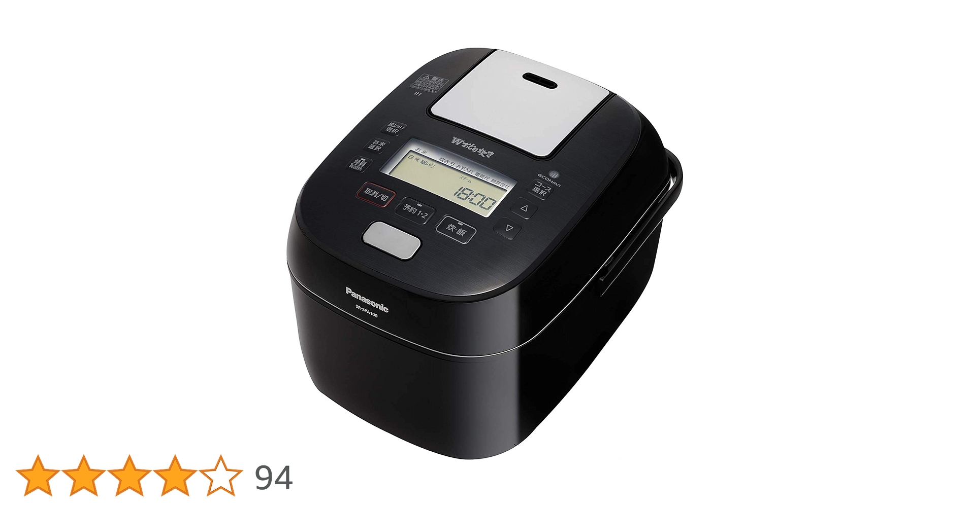 Panasonic 炊飯器 SR-PB185 可変圧力IH おどり炊き一升炊き Amazon | パナソニック 炊飯器 1升 スチーム&可変圧力IH式 W