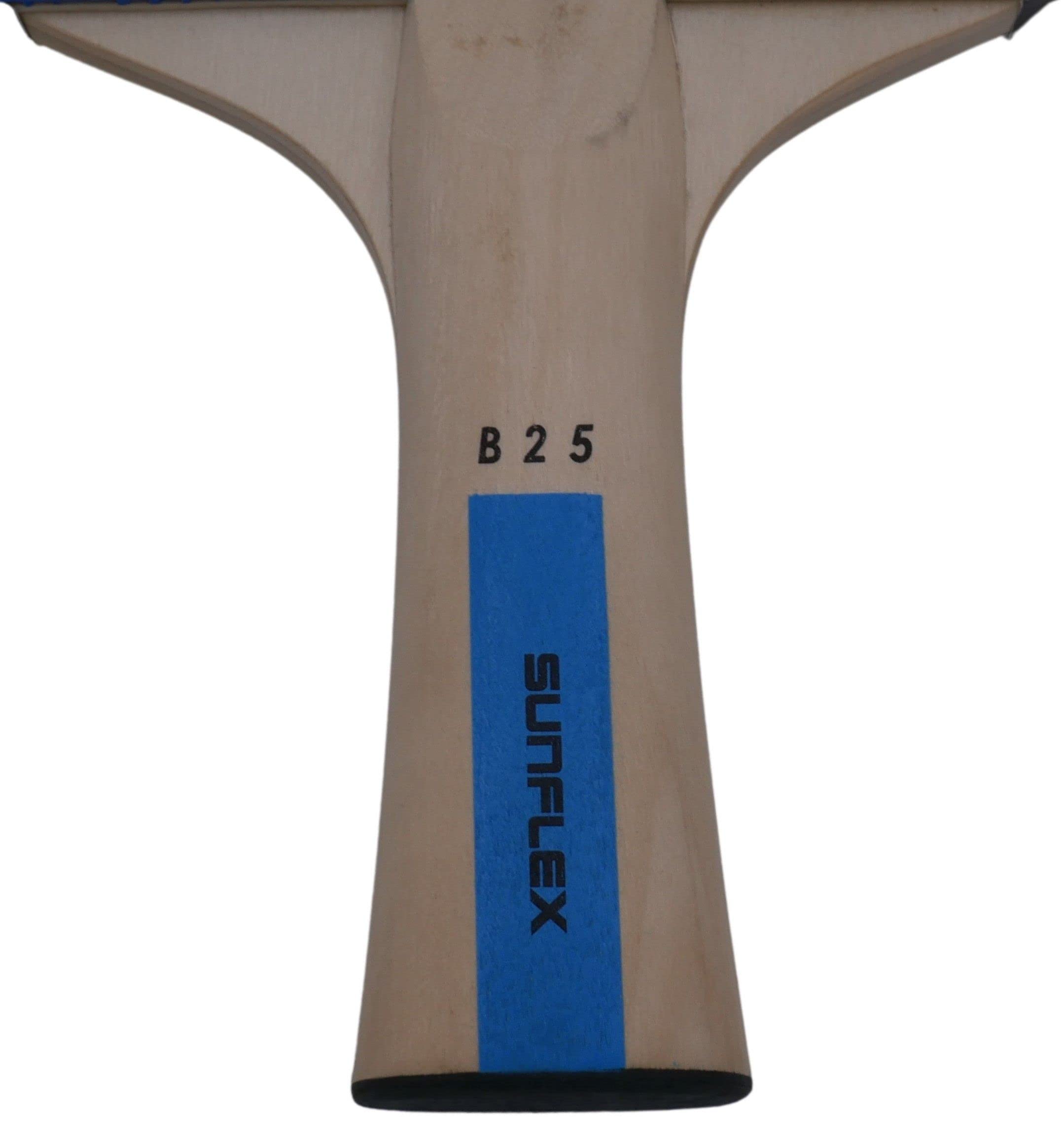 Sunflex® Color COMP B25 rakietka do tenisa stołowego, rakietka rekreacyjna z wklęsłym uchwytem, niebieska powłoka z certyfikatem ITTF, dla początkujących, niska waga