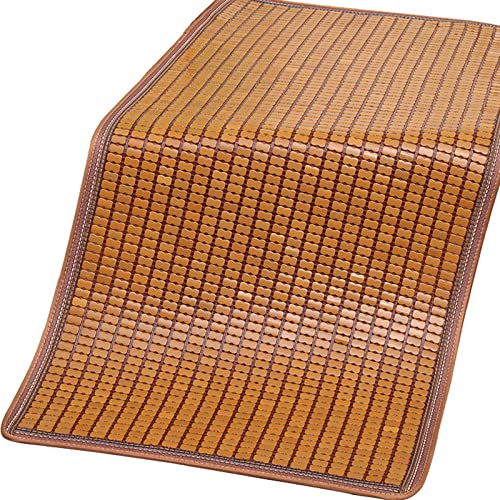Miniatura 3 de Tapete De Bambú Refrescante Para Cama De Mahjong Carbonizado, Cojín De Sueño De Verano, Portátil, Plegable, Para Sofá Y Cama 60 X 120 Cm