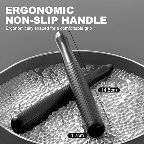 Miniatura 3 de Cuerda de saltar ligera para fitness y ejercicio, cuerdas de saltar ajustables con asas de plástico, cuerda de saltar para entrenamiento