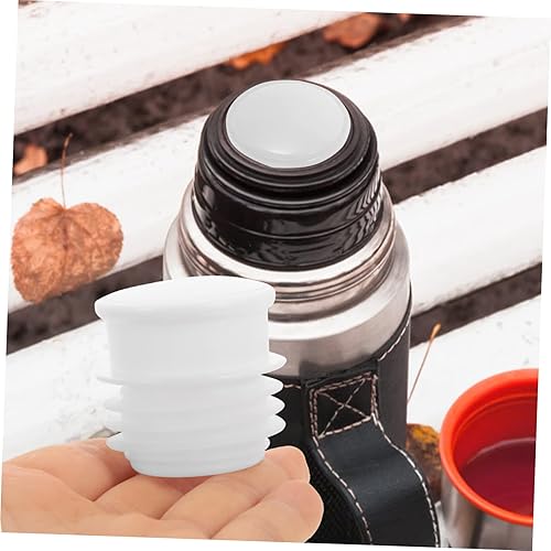 Miniatura 2 de Zerodeko 40 Pcs Bottle Stopper Accessories Flask Water Bottles Vacumm Sealer Kettle Plug Plastic Water Bottles Water Bottle Stoppers Termos White