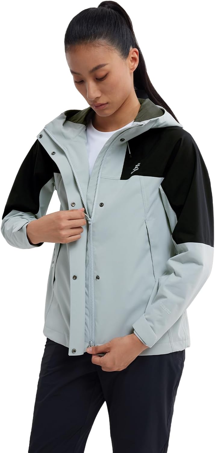 KAILAS Women's Hiking Shell Jacket Lightweight Waterproof Hooded Running Jacket Rain Jacket Outdoor Raincoat - Image 3