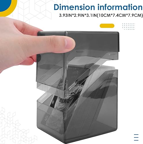 Miniatura 10 de Funda para cartas intercambiables, de cuero, cierre magnético, caja de almacenamiento para tarjetas de comandante, con capacidad para más de 600