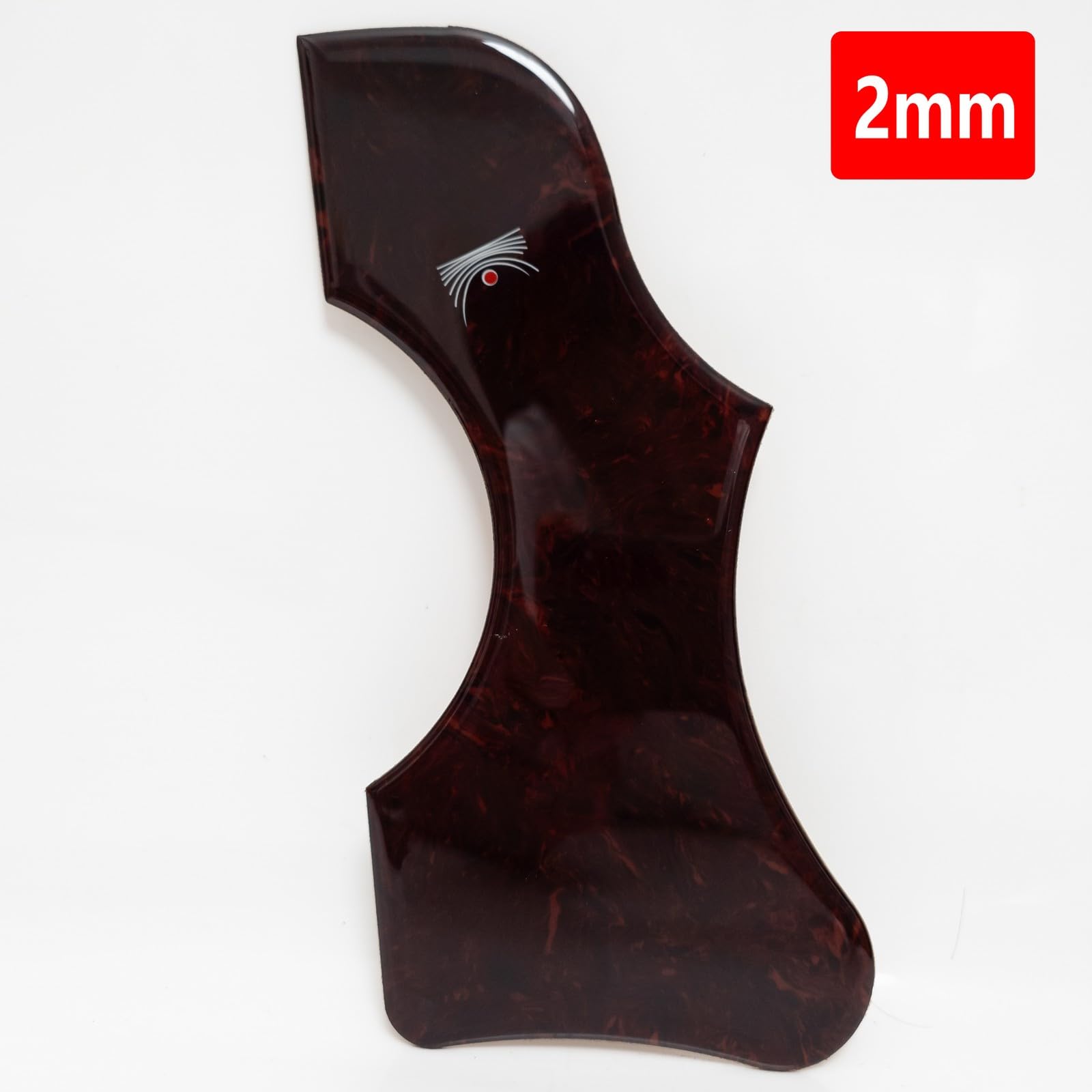 Samoprzylepna osłona do gitary akustycznej, 2 mm, kompatybilna z gitarą akustyczną Gibson J-200 SJ-200, styl Jumbo, pogrubiony nadruk, kwiatowy żółw, zamiennik płyty do zdrapywania