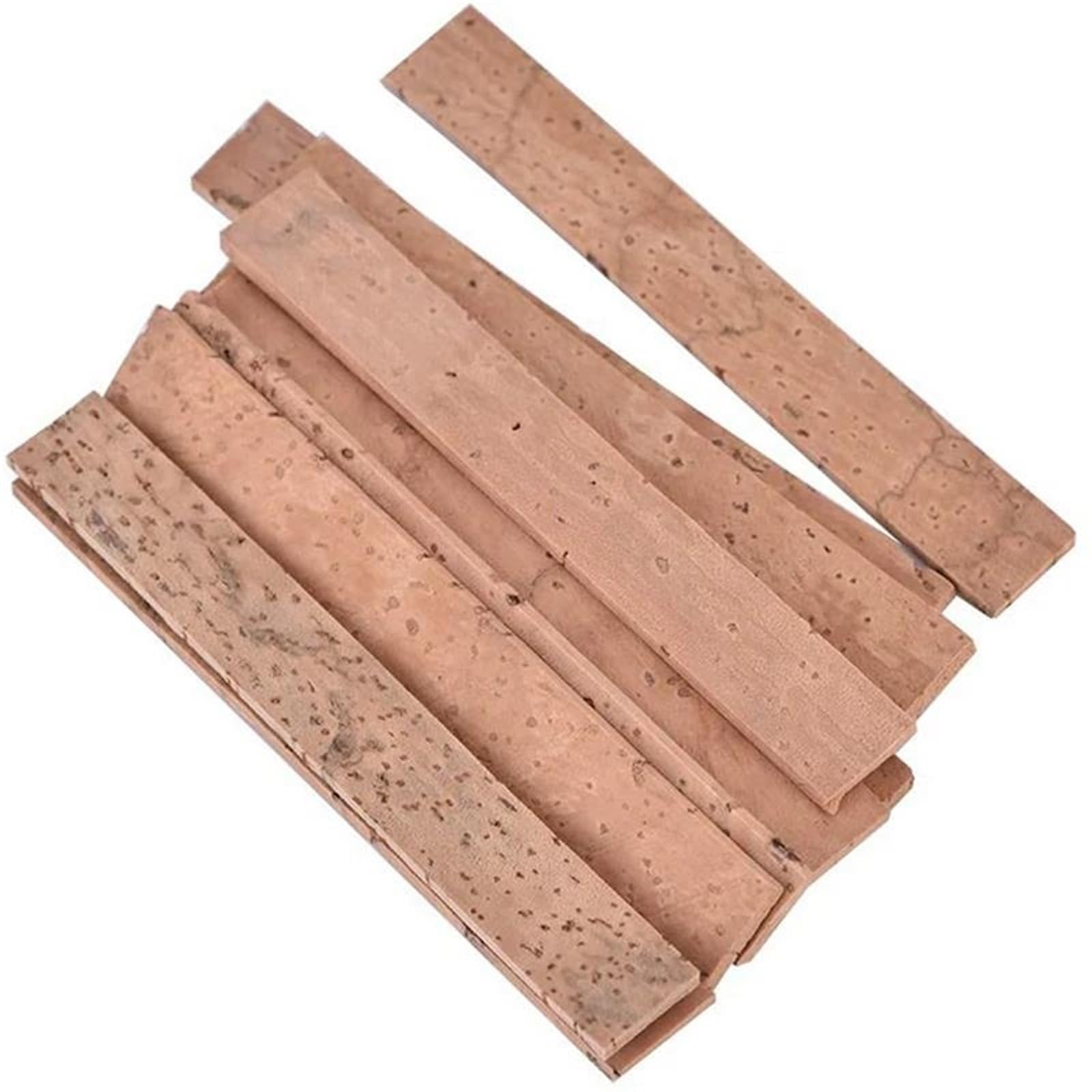 100 Piezas De Láminas De Corcho Para Juntas De Clarinete, Accesorios De Reparación De Instrumentos, Kit De Reemplazo, 9,1 X 1,3 X 0,2 Cm
