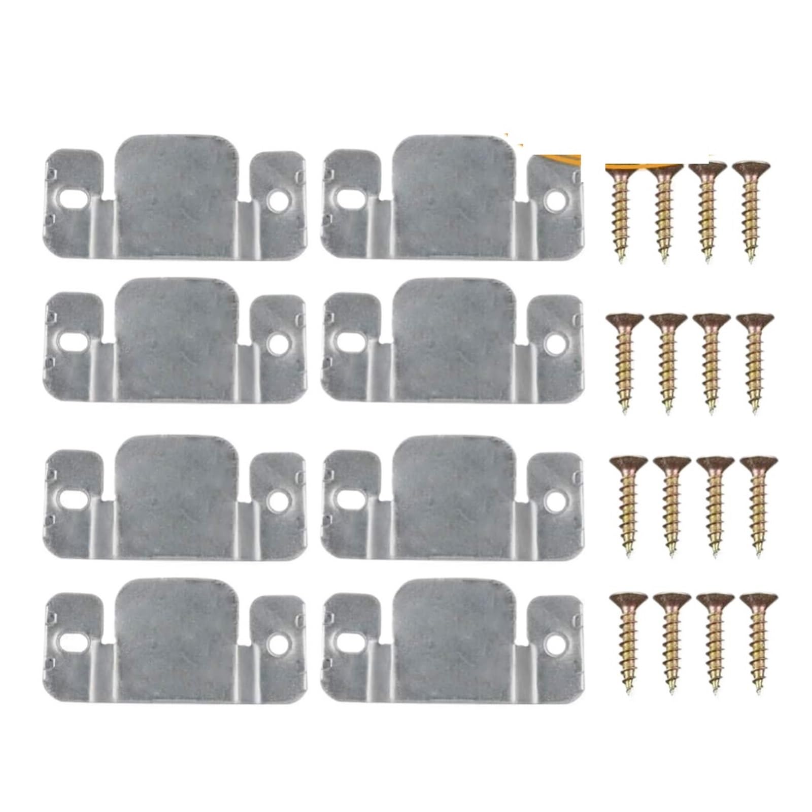 Sectional Couch Connectors 8Pcs with Screws, Sectional Sofa Interlock, Disassembly Connection Iron Sheet