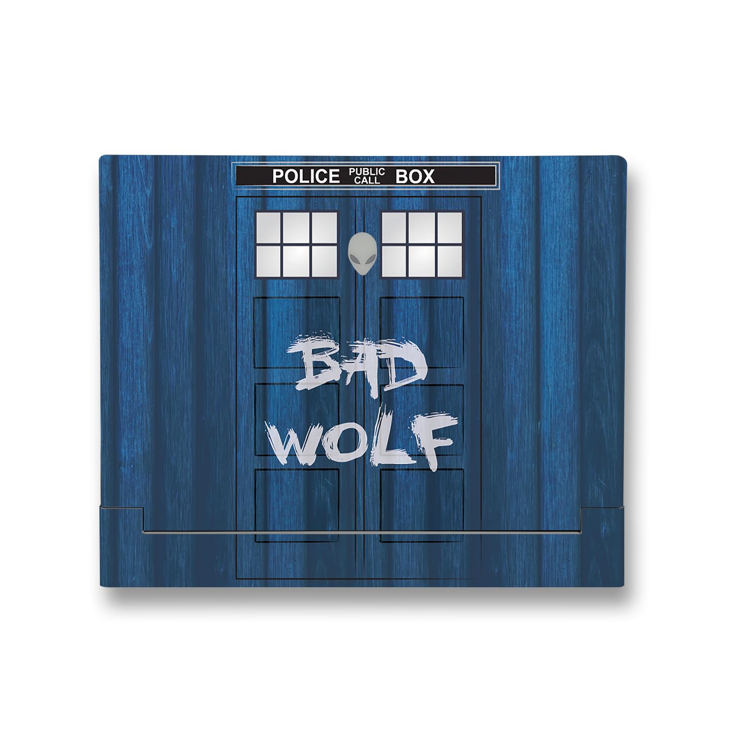 MightySkins Skin Compatible with Alienware X14 R2 (2023) Full Wrap Kit - Time Lord Box | Protective, Durable, and Unique Vinyl Decal wrap Cover | Easy to Apply &amp; Change Styles | Made in The USA