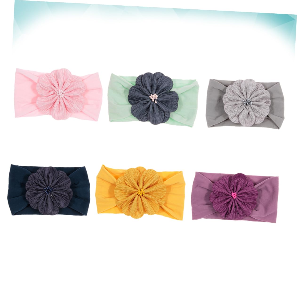 12 Fasce Per Con Fiori Per Ragazze Fasce Per Bambini Colorate Per Fiori Divertenti