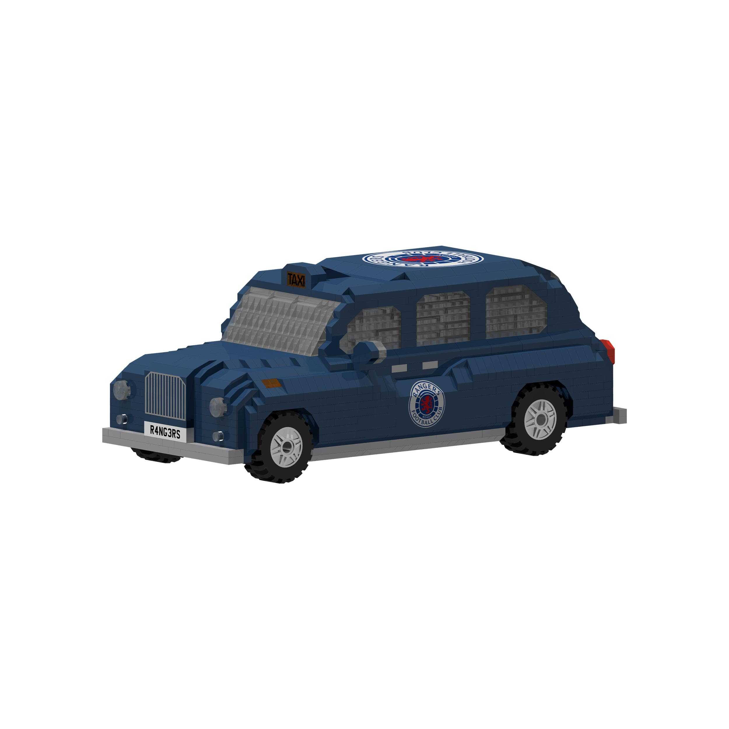 FOCO Con licenza ufficiale Rangers FC modello di taxi BRXLZ da costruire con mattoncini 3D
