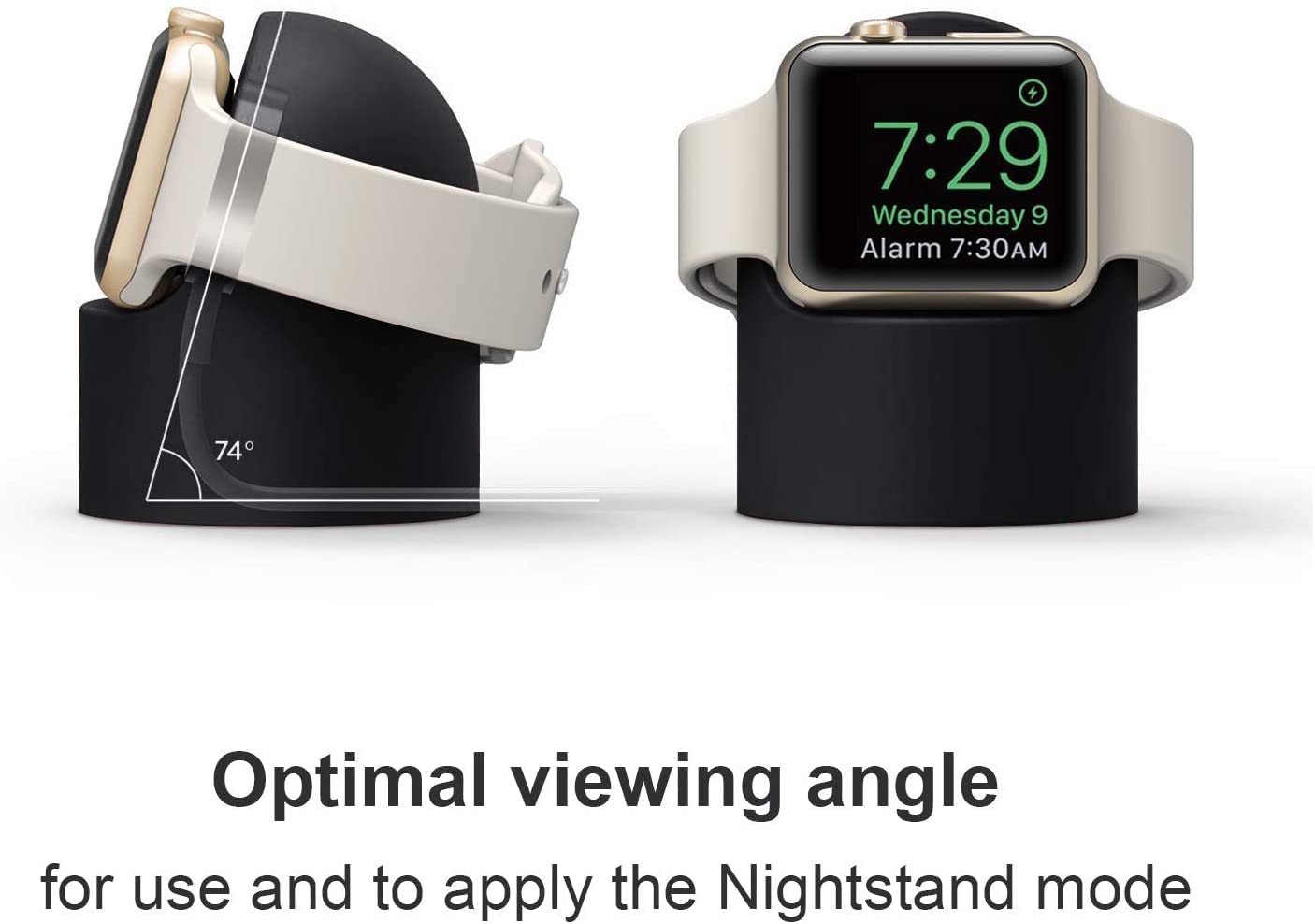 Amazon.co.jp: Apple Watch 対応 充電 スタンド シリコン 充電ドック 