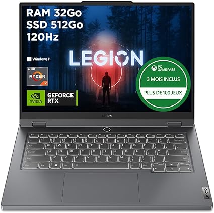 Lenovo Legion Slim 5 (Ryzen 7 / RTX 4060 / 32GB / 512GB)