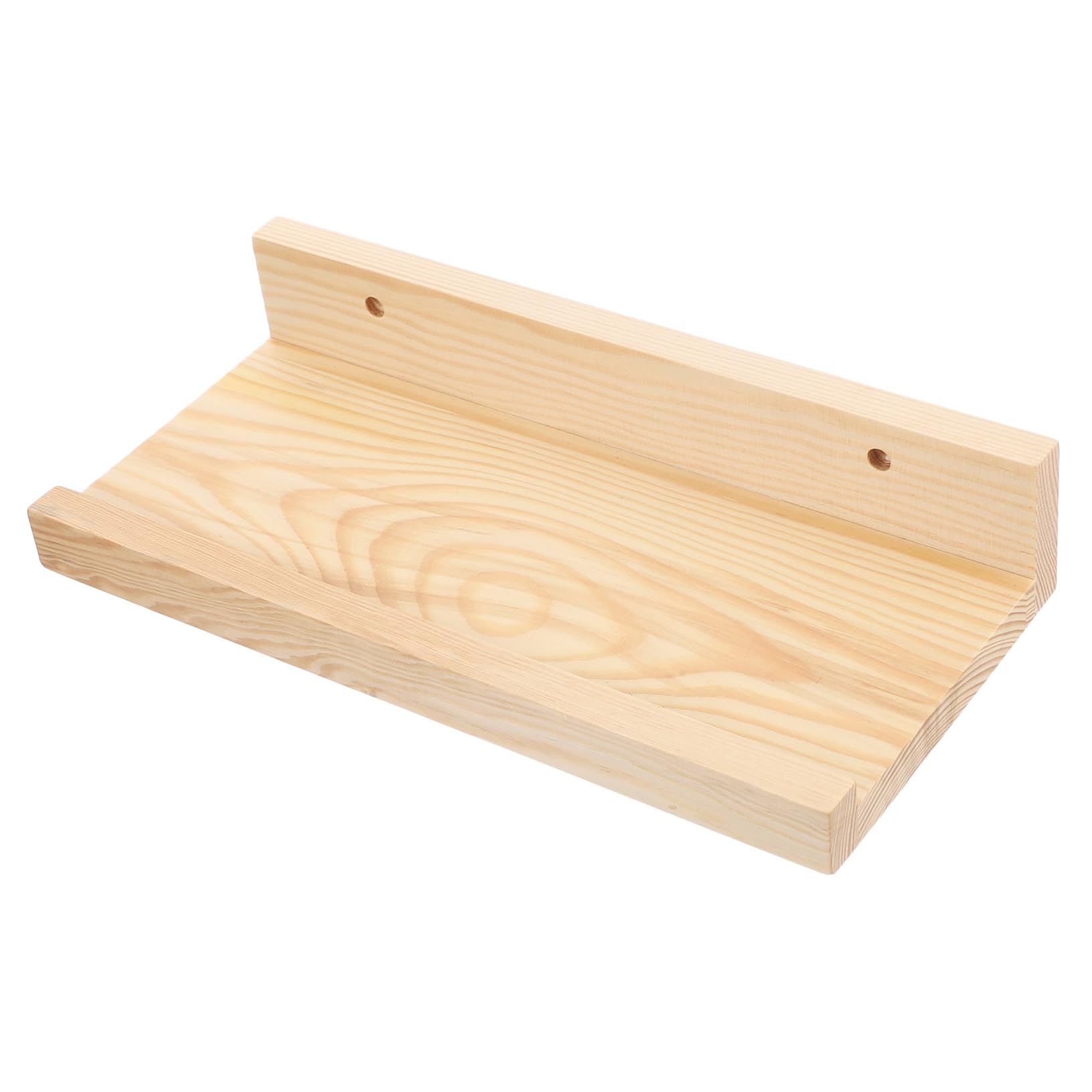 Étagère murale flottante bois massif rangement multifonction support moderne