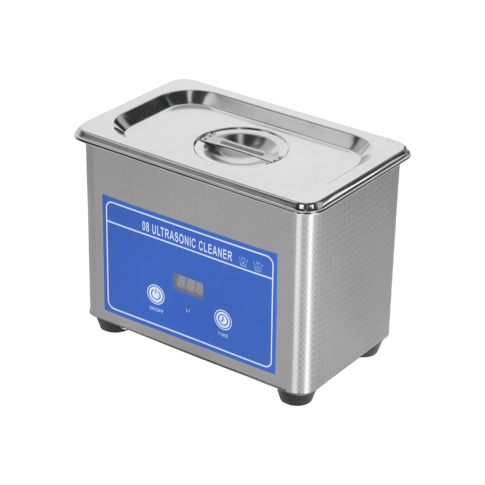 Ultrasonic Cleaner mit Timer, 42KHz Ultraschallreinigungsgerät, 35W Ultraschallreiniger,800ML Edelstahl Reinigungsmaschine für Schmuck, Brillen & Kleinteile