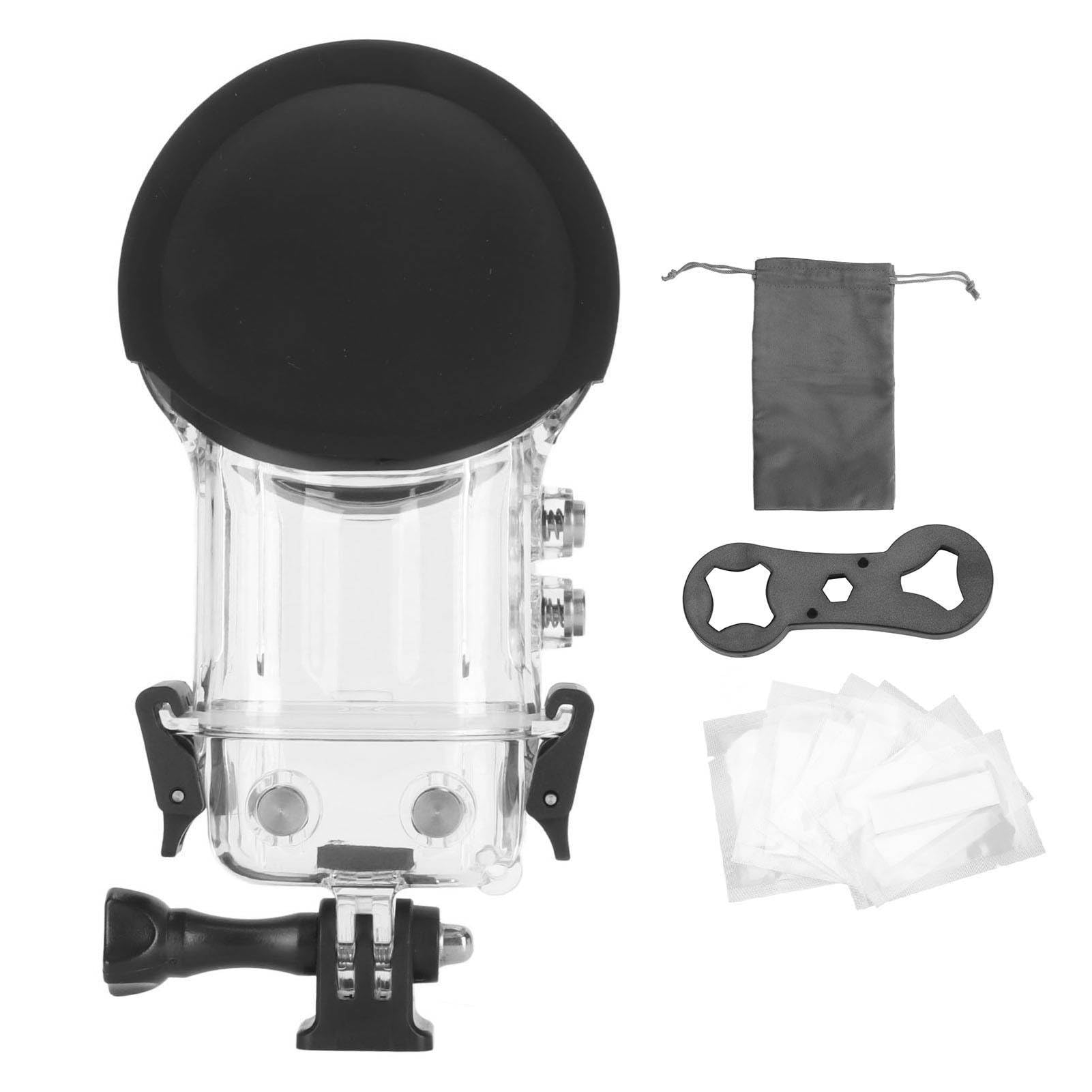 Alomejor Underwater Dive Case for ONE X3, 50M Depth | Wodoodporny IPX8, trwały materiał ABS, soczewka ze szkła hartowanego, powłoka hydrofobowa, idealny do nurkowania, snorkelingu