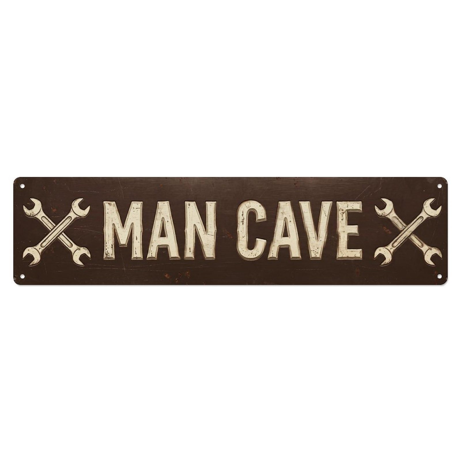 Gtthok Vintage Style Vintage Man Cave Pure Vintage Retro Slogans Metal Tin Sign Plaque Wall Decor For Cafe, Club, Garden Metal Poster 4X16inch