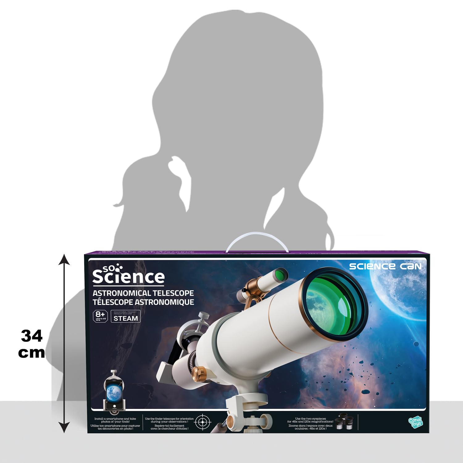 Canal Toys - So Science - Telescopio Astronomico - COS002