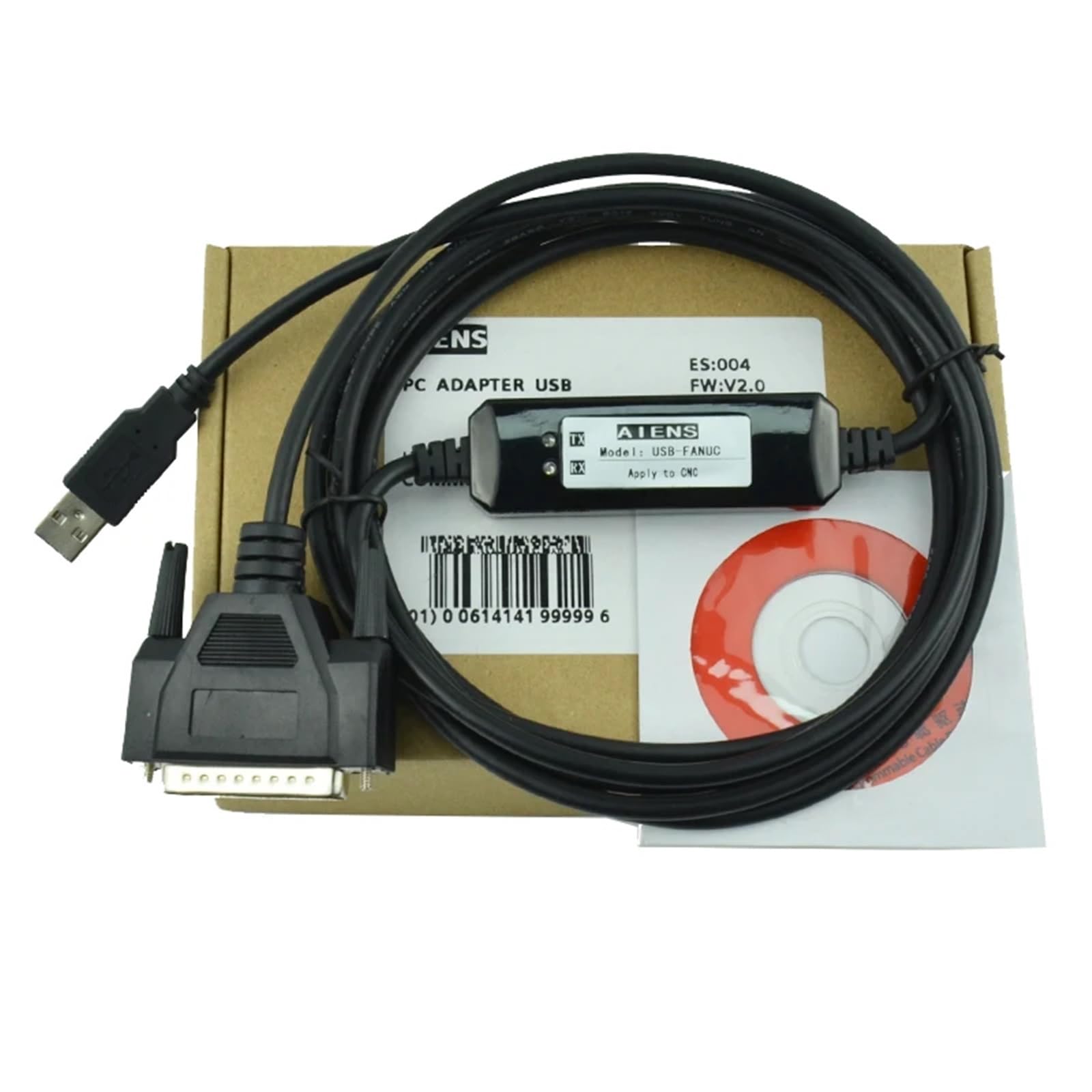 Câble de transmission USB vers 25 broches anti-interférence pour machine-outil 5m - 3