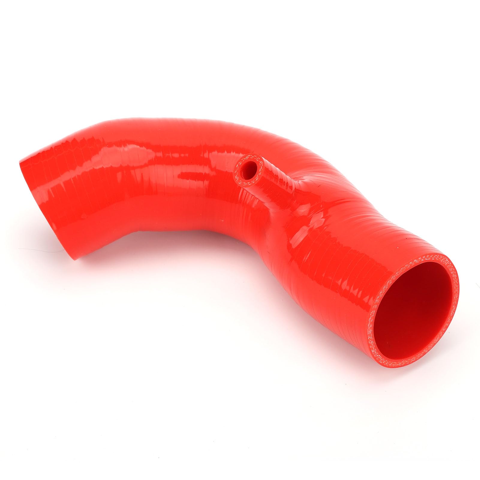 Jelquix Silicone Intake Hose Pipe, 4 Layer Heat Resistant Silicone Induction Hose for Improved Airflow & Engine Sound, Direct Replacement for S R53 2001 2006 (Red)