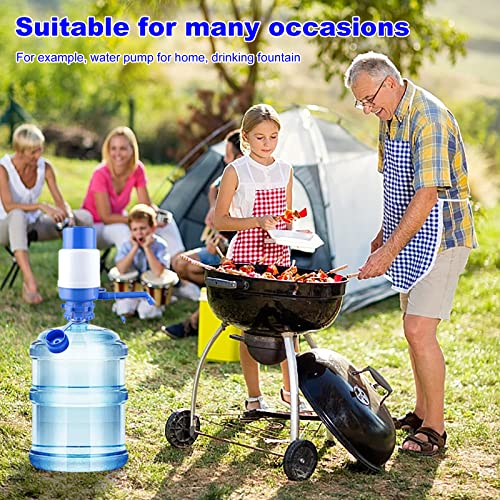 Image of 3 & 5 Gallon Water Jug Cap Reusable, Food Grade Silicone Replacement Gallon Caps for 55mm Standard /Screw /Crown Tops Water Bottle and Water Dispensers, Non-Spill Lids for Anti-Splash, Leak Free (3PCS)