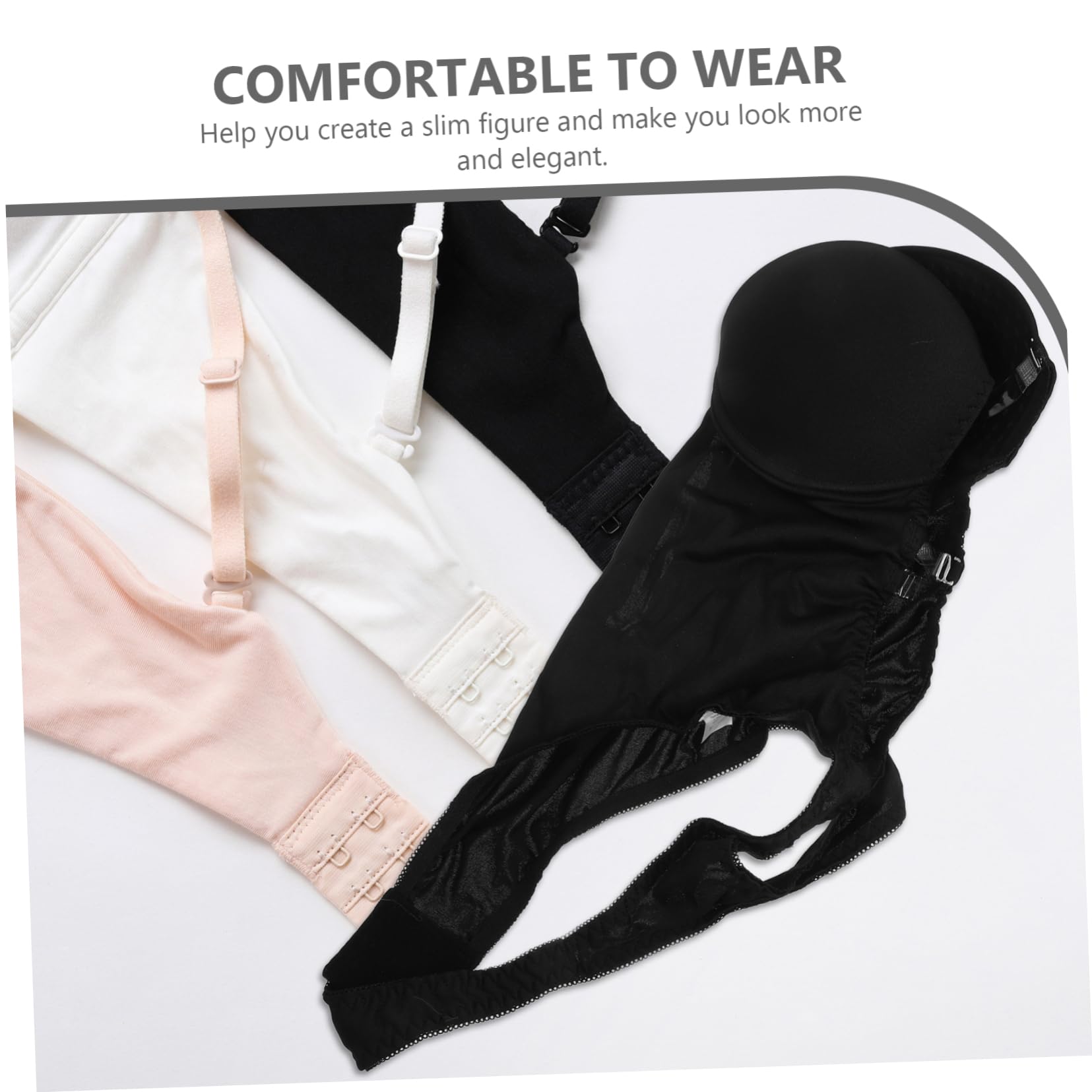 SOIMISS Las Mujeres Bustier Sujetador Mamelucos Para Las Mujeres Mono Para Las Vestido Leotardos Para Las Fajas Sin Tirantes Sin Espalda Fajas Backless Sujetador