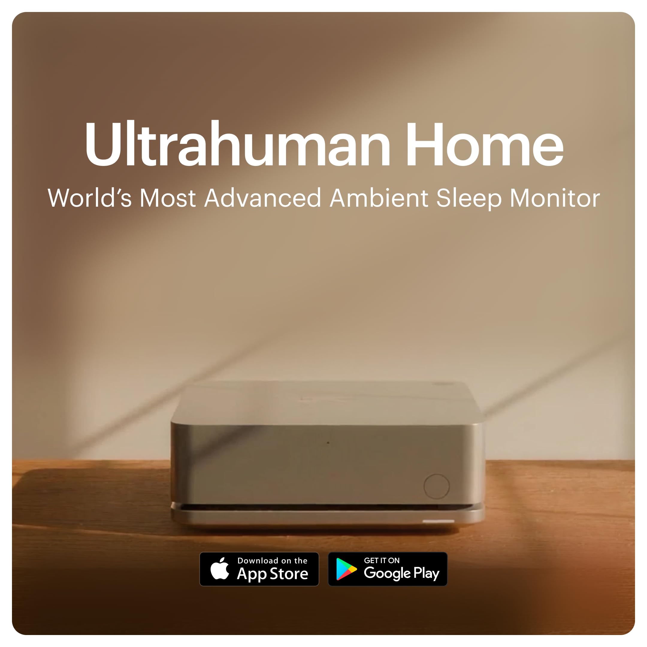 Ultrahuman Home - Monitor inteligente de salud en el hogar | Rastrea la calidad del aire, el ruido, la temperatura, el CO, el CO2 y más | Optimización de la exposición a la luz | Seguimiento de la