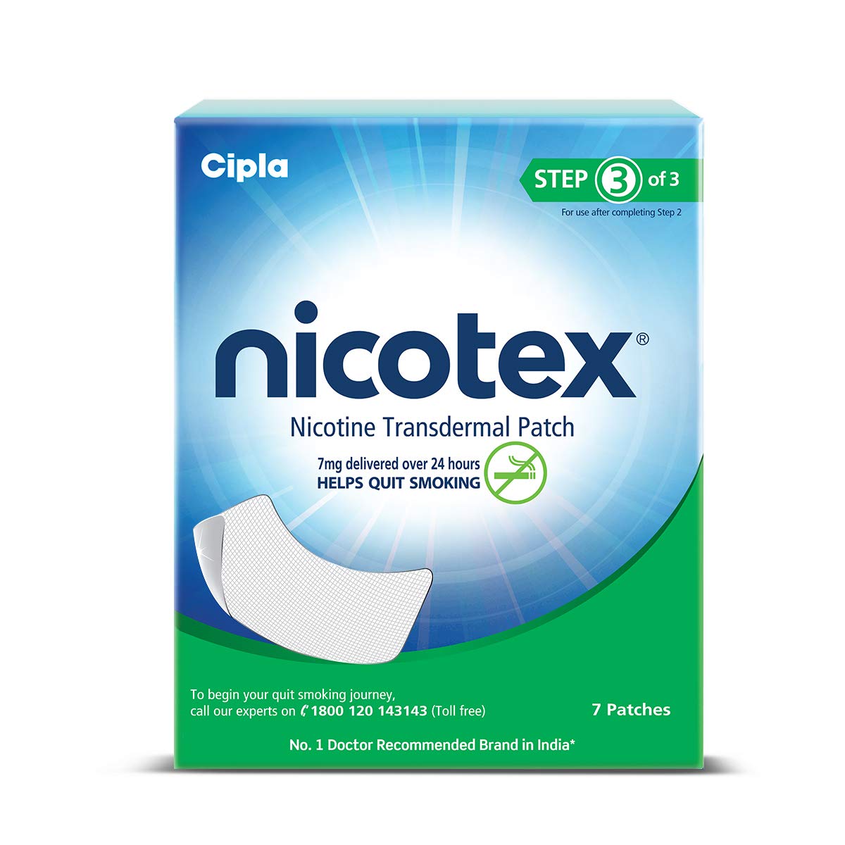 Nicotex Patches, 7mg, 7 Patches (B0CY5GJ9YT) Amazon Price History, Amazon Price Tracker