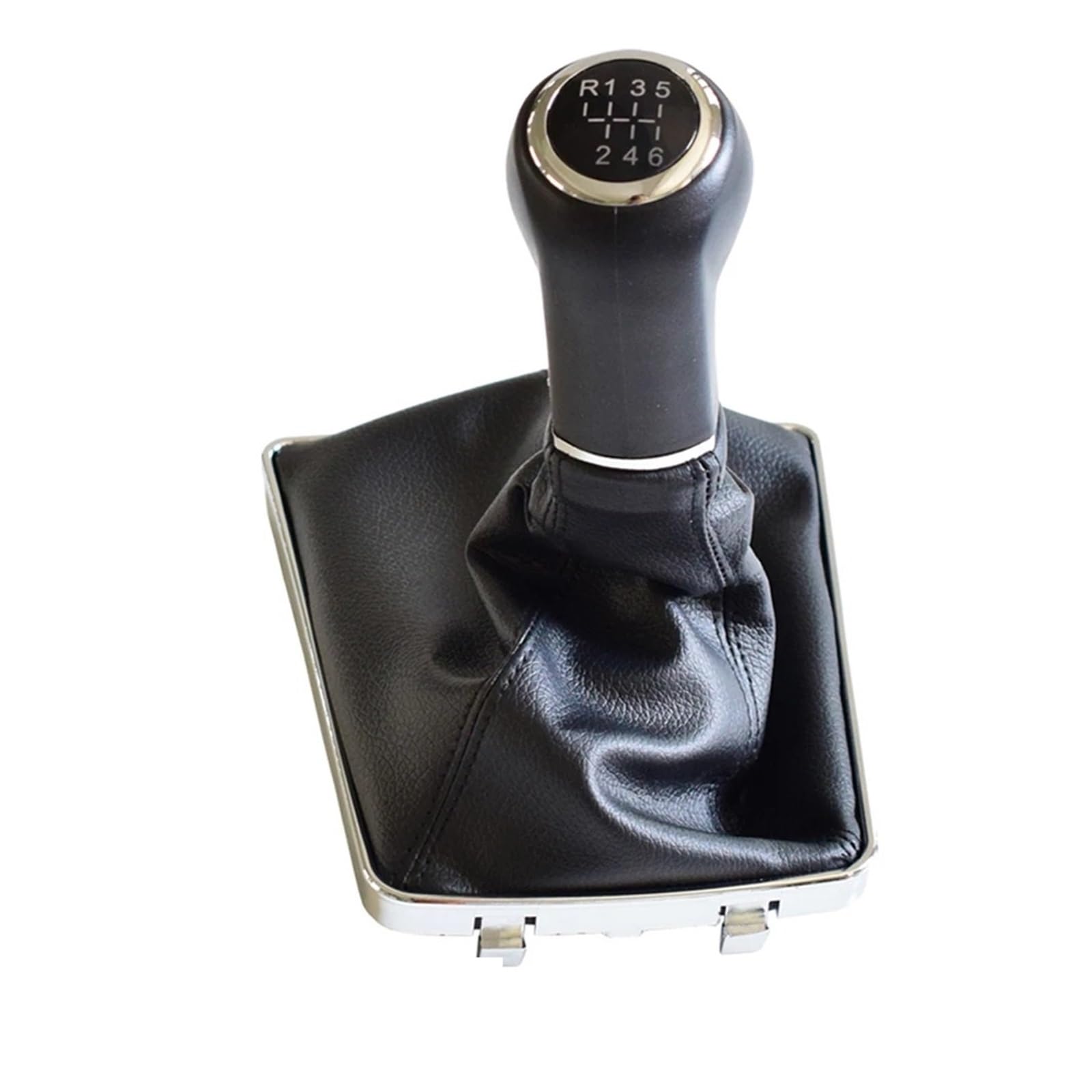 SAUANMNKTP Gearshift Knob for OPEL for Astra III H 1.6 for Vauxhall 2005-2010 Car 5 Speed Gear Manual Shift Knob Lever(6-Black)