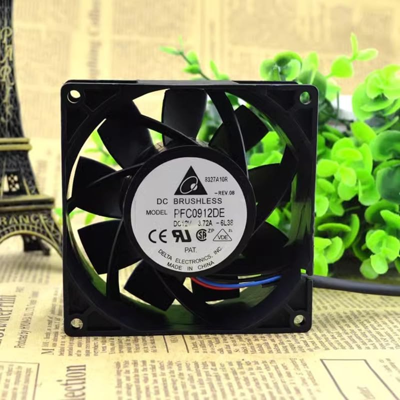PFC0912DE 9038 12V 3.72A 9cm Motorcycle Atomizer Violent Server Fan 90 * 90 * 38mm