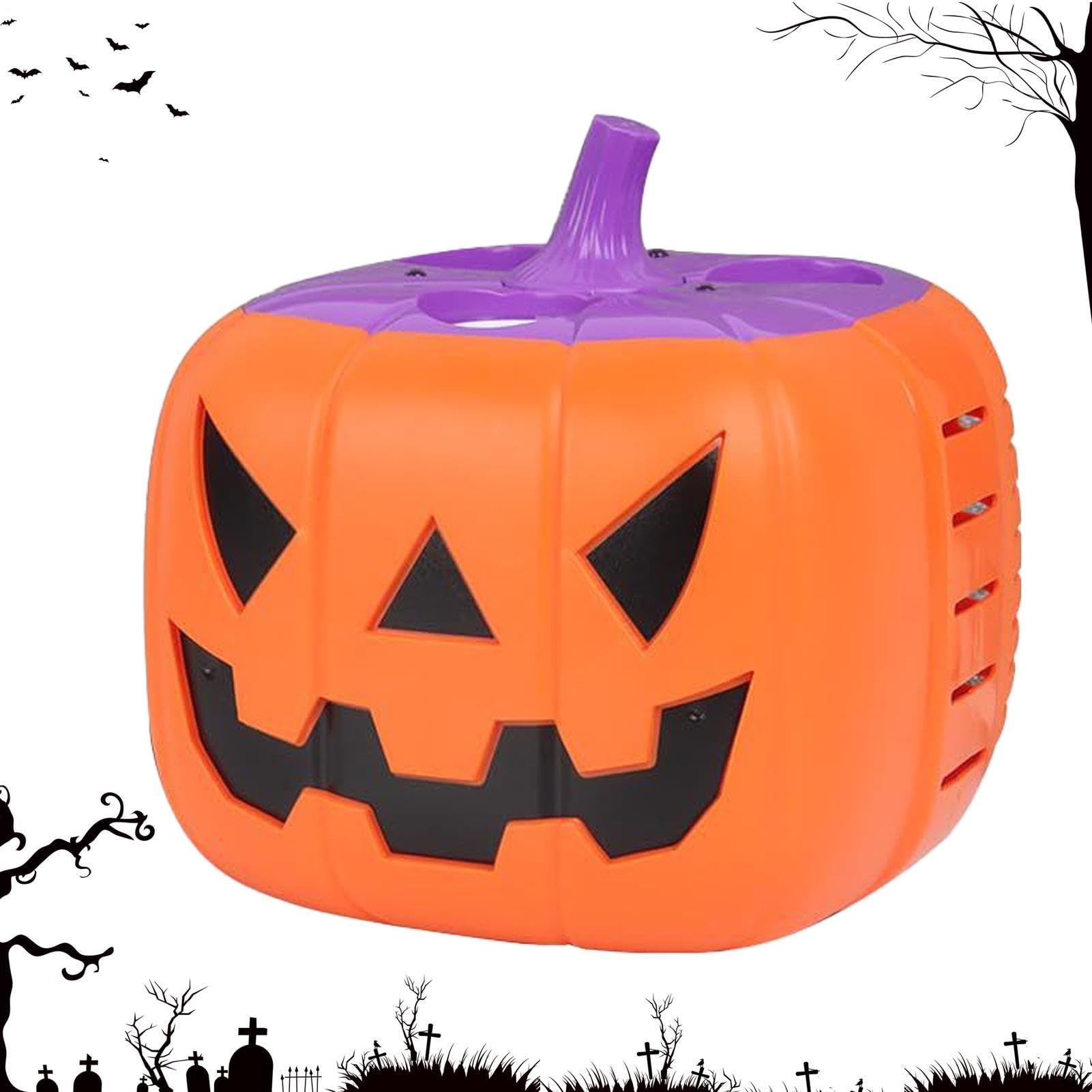 Máquina de Burbujas de Halloween Decoración de Calabaza con Sonido y luz