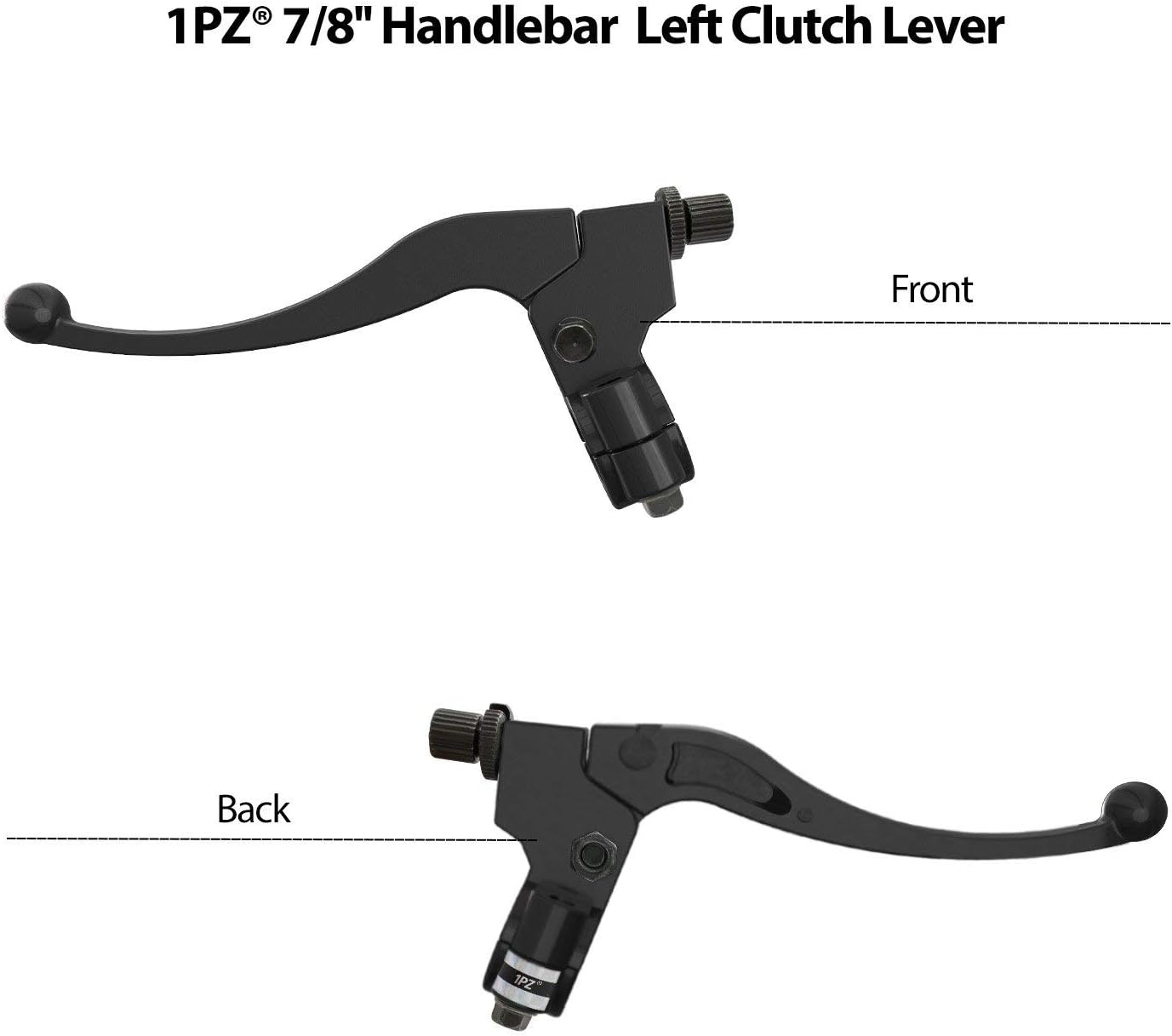 Onе-Dау Sаlе: Uр tо 60% оƒƒ 1PZ BL5-A01 7/8 Black Aluminum Left Clutch Brake Lever Perch Handle Replacement for Honda CRF XR 80 100 XR200 SSR 125cc Coolster Roketa Baja X-Treme Pit Dirt Bike Motocross Motorcycle