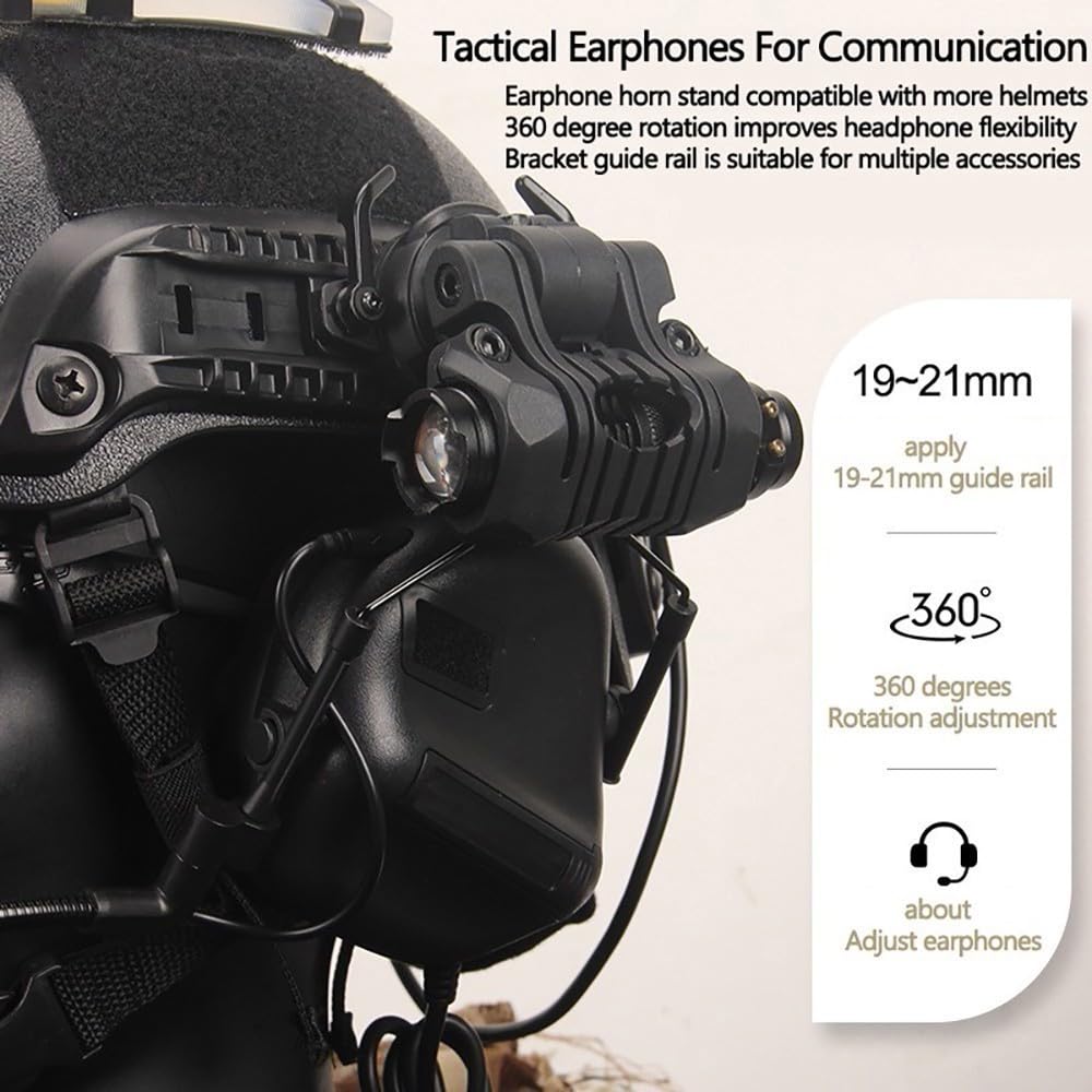 Casco Combate Ajustable,Casco Táctico Rápido con Funda Mimética Camuflaje Gafas Protección Panorámicas Luz Señal LED para Paintball Deportes Aire Libre CS Juego Tiroteo