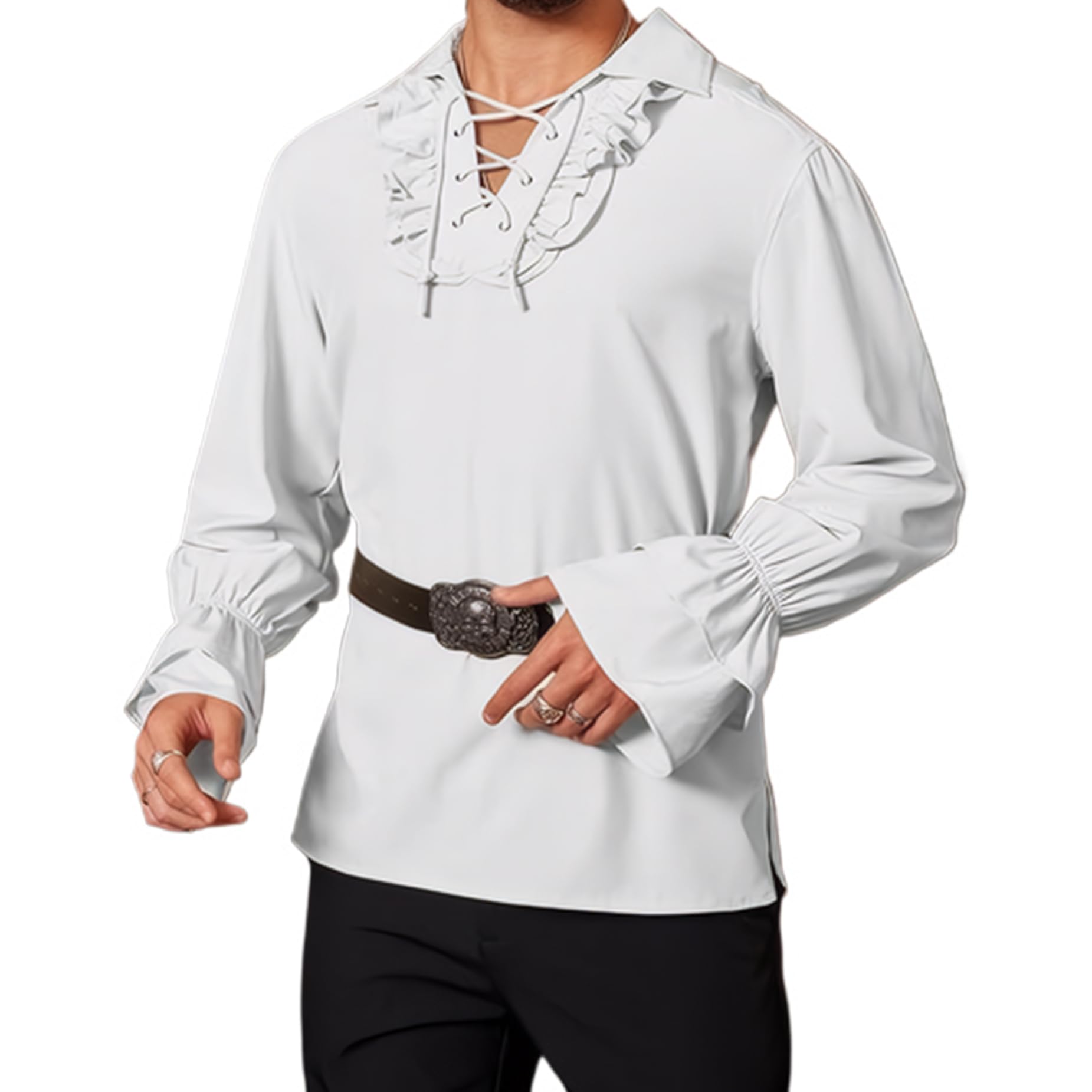Camisas Gticas Steampunk Camisa Pirata Hombre Camisa De Pirata Para Hombre,  Disfraz De Feria Renacentista, Medieval, image size:1851x1851