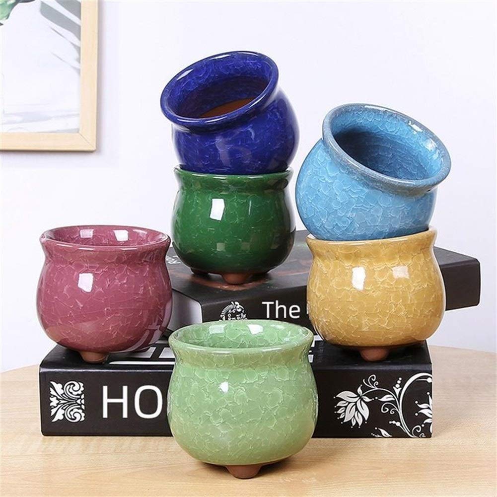 Pentole Pianta 2pcs Vasi di fiori Macetas creativo durevole ceramica carnoso fiore decorativo Vaso da fiori vasi di piante Pentole for la casa Ufficio Giardino Per tutte le piante da casa, i fiori, le